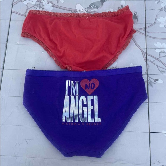Victoria's Secret Vibrant Red and Bold Purple Panties - Picture 1 of 4